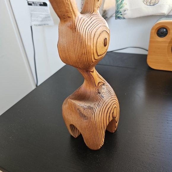 Vintage Tiki Deer Fig MCM Witco Style Lounge Art Decor Danish Modern Accent 9” - Picture 8 of 15